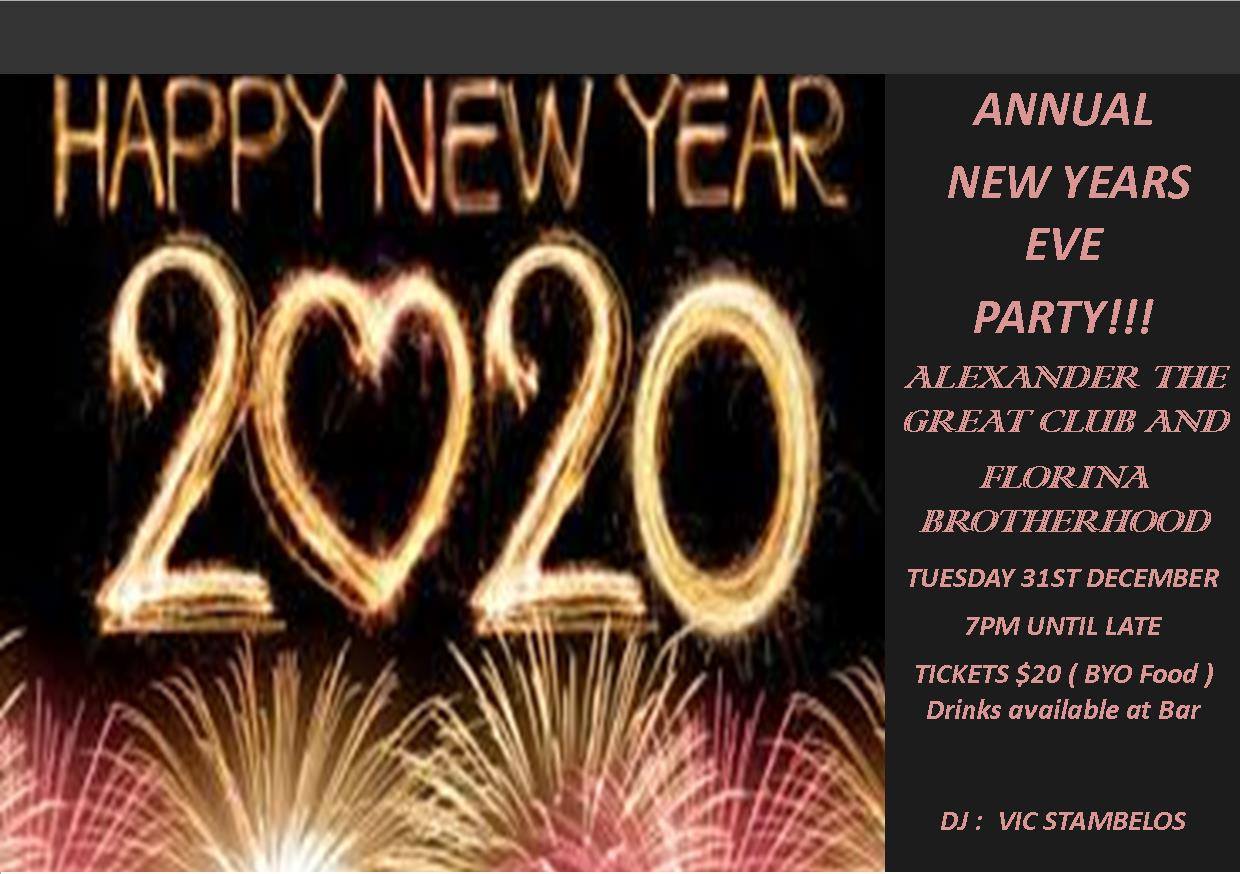 Annual New Years Eve Party